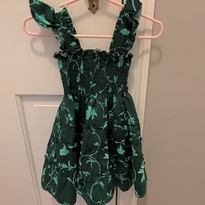 Hill House Tiny Ellie Emerald Botanicals Nap Dress